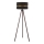 Duolla - Podna lampa DUO 1xE27/60W/230V pr. 44 cm crno/braon