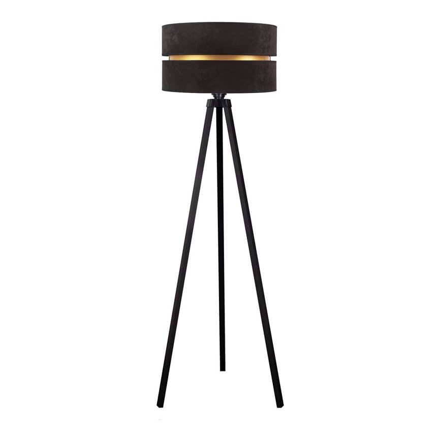 Duolla - Podna lampa DUO 1xE27/60W/230V pr. 44 cm crno/venge