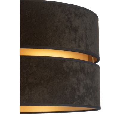 Duolla - Podna lampa DUO 1xE27/60W/230V pr. 44 cm crno/venge
