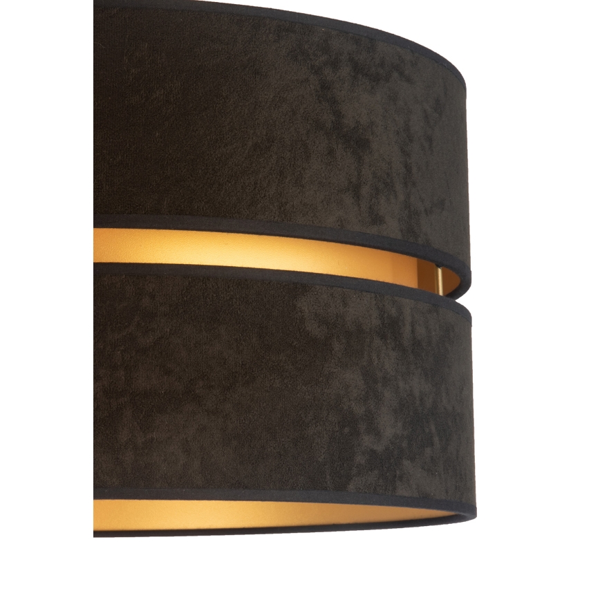 Duolla - Podna lampa DUO 1xE27/60W/230V pr. 44 cm crno/venge
