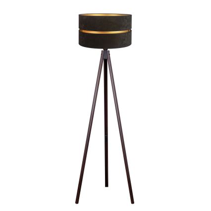 Duolla - Podna lampa DUO 1xE27/60W/230V pr. 44 cm crno/venge