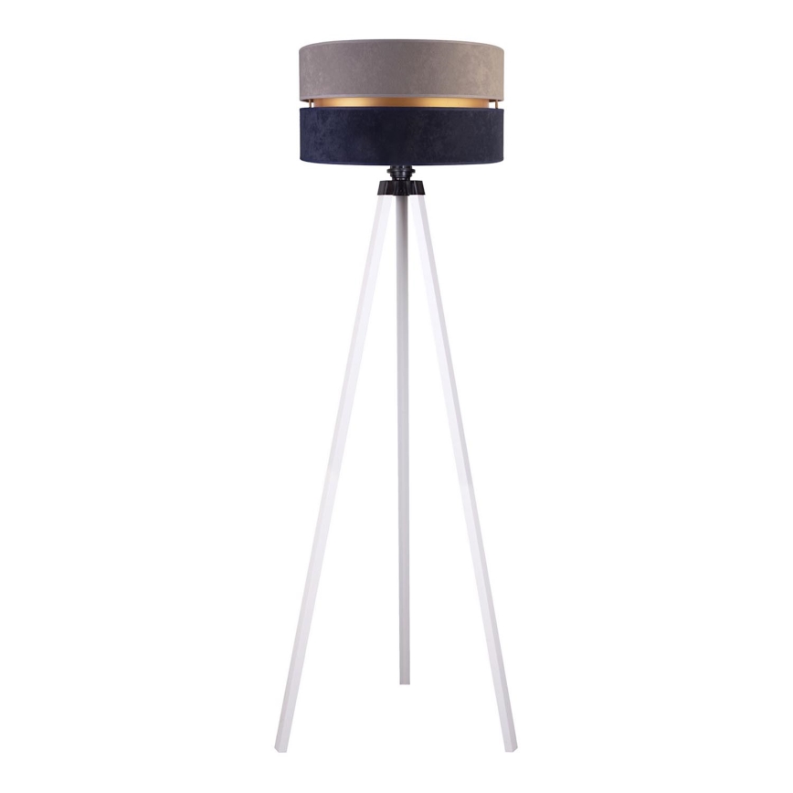 Duolla - Podna lampa DUO 1xE27/60W/230V pr. 44 cm sivo/plava/bela