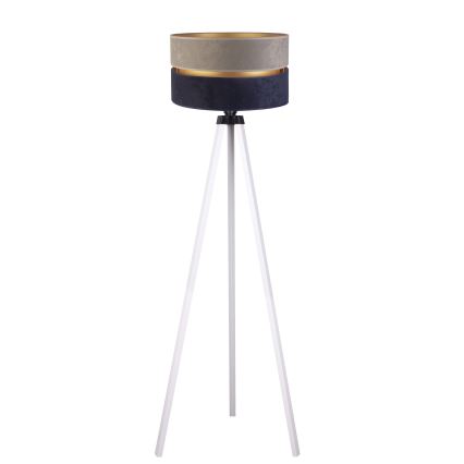 Duolla - Podna lampa DUO 1xE27/60W/230V pr. 44 cm sivo/plava/bela