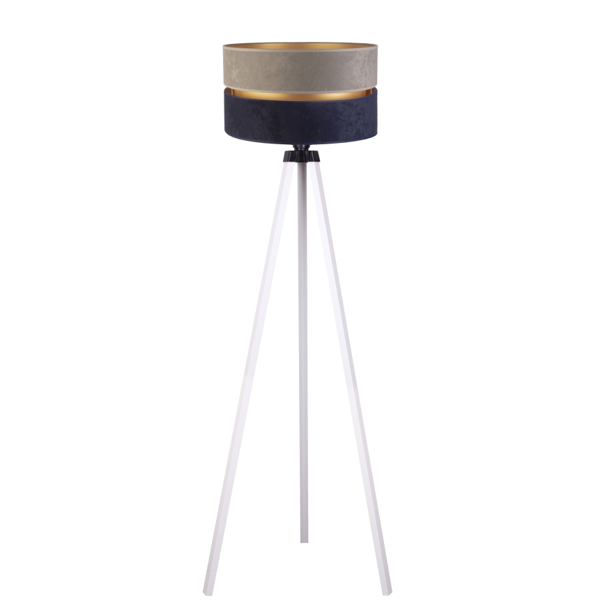 Duolla - Podna lampa DUO 1xE27/60W/230V pr. 44 cm sivo/plava/bela