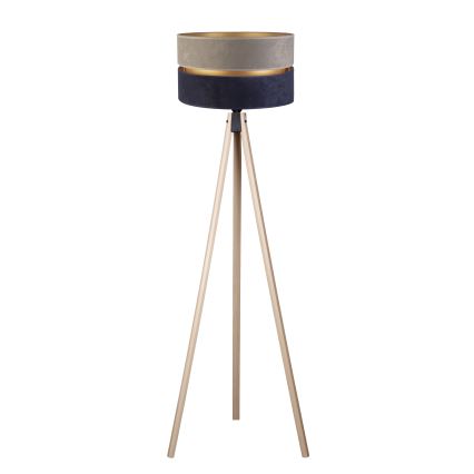Duolla - Podna lampa DUO 1xE27/60W/230V pr. 44 cm sivo/plava/bež