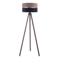 Duolla - Podna lampa DUO 1xE27/60W/230V pr. 44 cm sivo/plava/braon