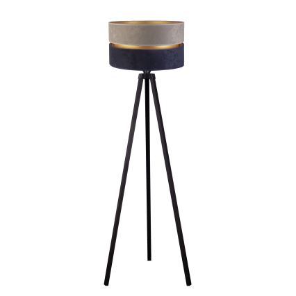 Duolla - Podna lampa DUO 1xE27/60W/230V pr. 44 cm sivo/plava/venge
