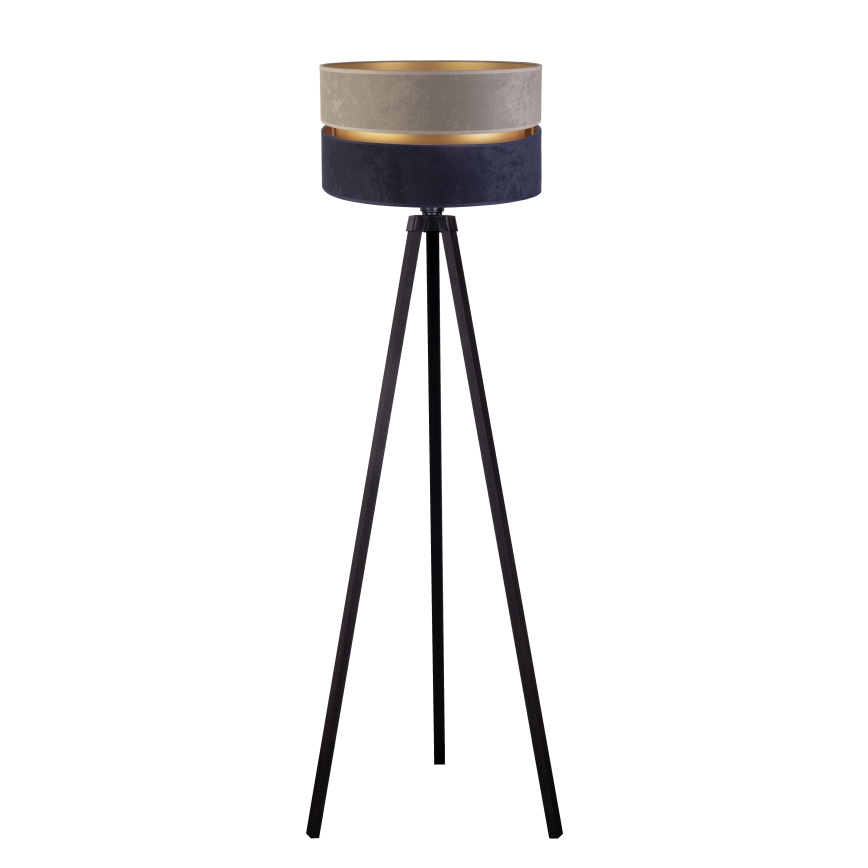 Duolla - Podna lampa DUO 1xE27/60W/230V pr. 44 cm sivo/plava/venge