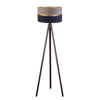 Duolla - Podna lampa DUO 1xE27/60W/230V pr. 44 cm sivo/plava/venge