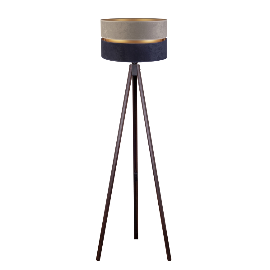 Duolla - Podna lampa DUO 1xE27/60W/230V pr. 44 cm sivo/plava/venge