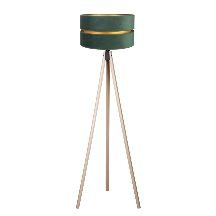 Duolla - Podna lampa DUO 1xE27/60W/230V pr. 44 cm zelena/bež