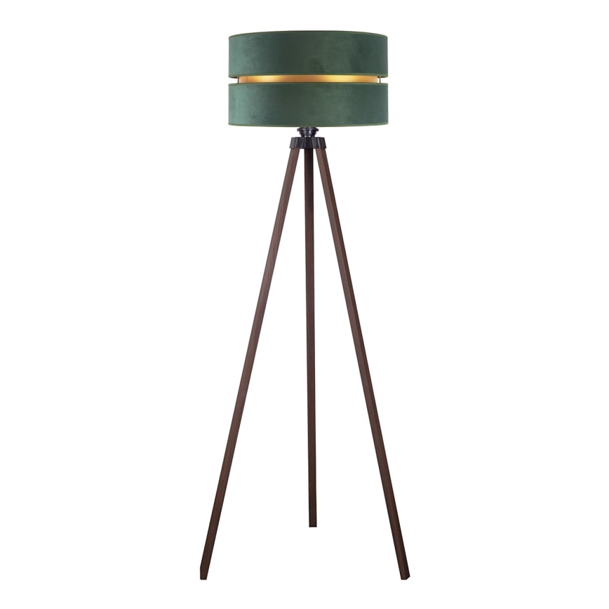 Duolla - Podna lampa DUO 1xE27/60W/230V pr. 44 cm zelena/braon