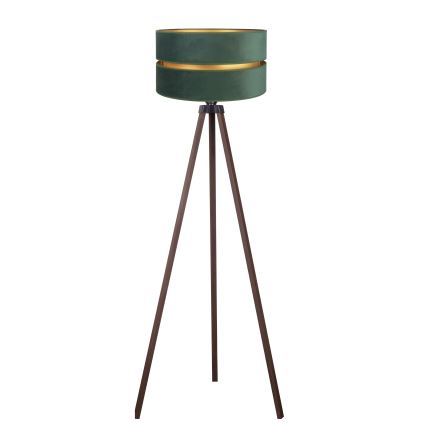 Duolla - Podna lampa DUO 1xE27/60W/230V pr. 44 cm zelena/braon