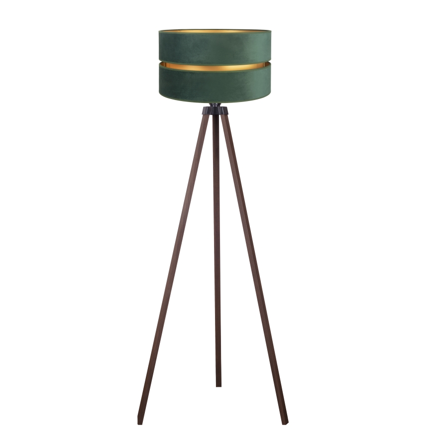 Duolla - Podna lampa DUO 1xE27/60W/230V pr. 44 cm zelena/braon