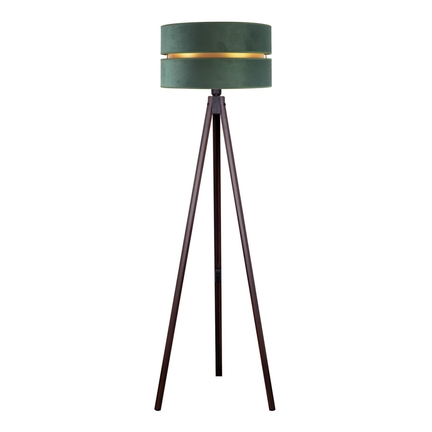 Duolla - Podna lampa DUO 1xE27/60W/230V pr. 44 cm zelena/venge
