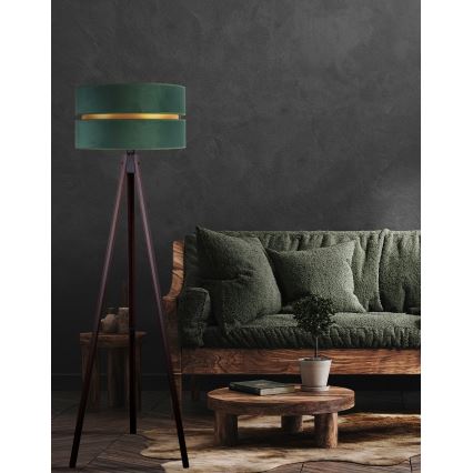 Duolla - Podna lampa DUO 1xE27/60W/230V pr. 44 cm zelena/venge