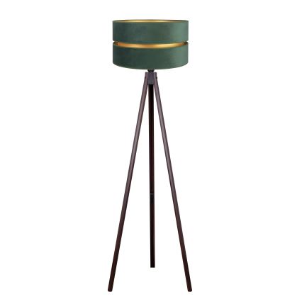 Duolla - Podna lampa DUO 1xE27/60W/230V pr. 44 cm zelena/venge