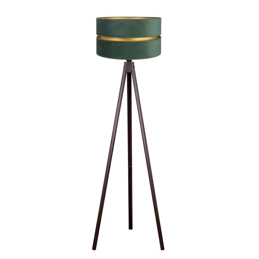 Duolla - Podna lampa DUO 1xE27/60W/230V pr. 44 cm zelena/venge