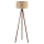 Duolla - Podna lampa DUO 1xE27/60W/230V, prečnik 44 cm, bež/venge