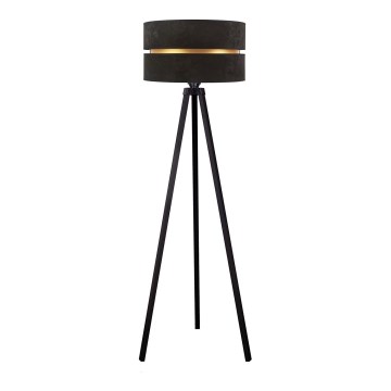 Duolla - Podna lampa DUO 1xE27/60W/230V prečnik 44 cm crna/wenge