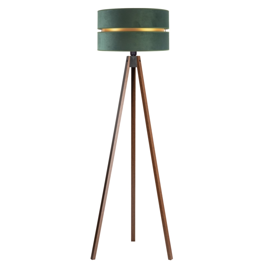 Duolla - Podna lampa DUO 1xE27/60W/230V prečnik 44 cm zelena/wenge