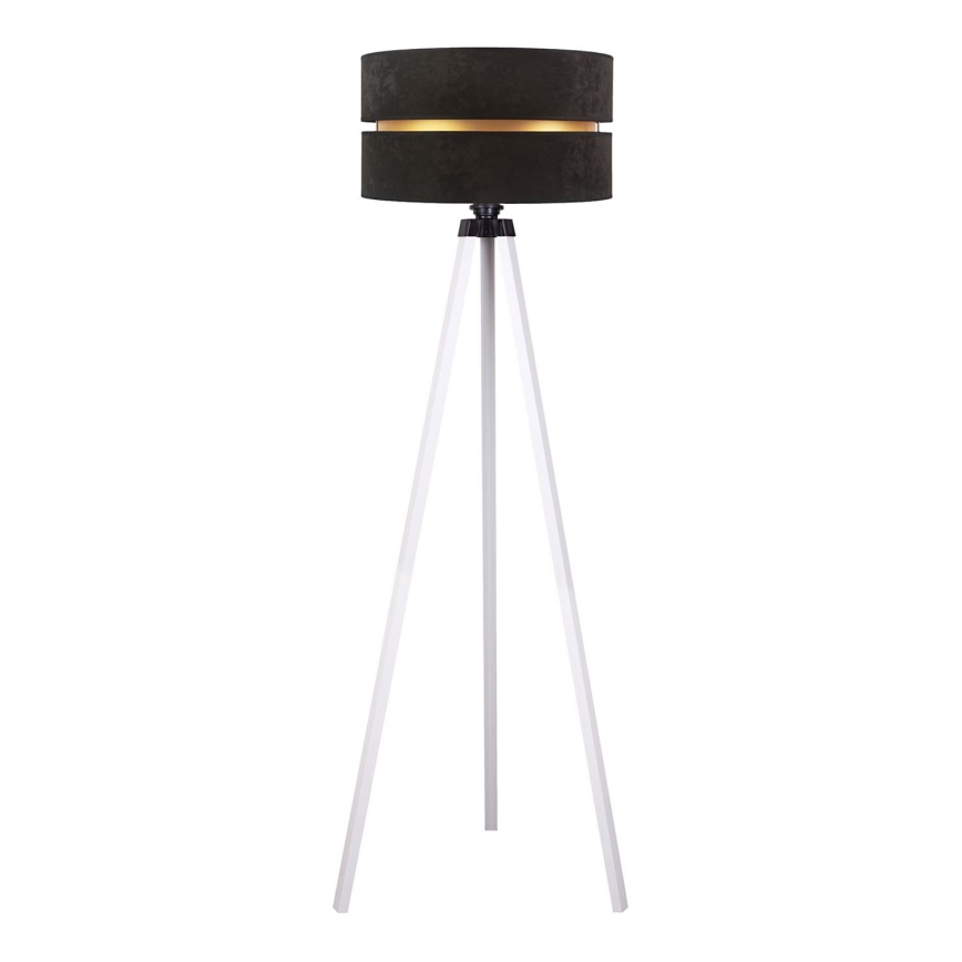 Duolla - Podna lampa DUO 1xE27/60W/230V prečnika 44 cm crna/bela