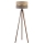 Duolla - Podna lampa DUO 1xE27/60W/230V Ø 44 cm bež/siva/venge