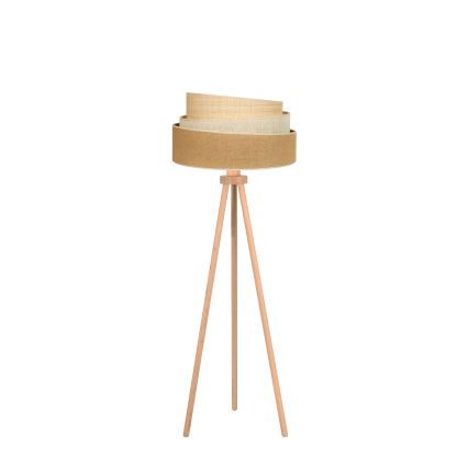 Duolla - Podna lampa YUTE TRIO 1xE27/15W/230V pr. 45 cm braon/sivo/bež