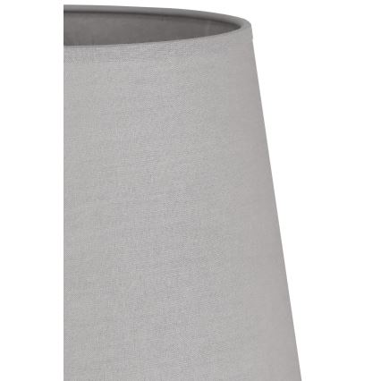 Duolla - Sivi abažur za stonu lampu CLASSIC M E27, prečnik 24 cm