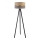 Duolla - Stojeća lampa DUO 1xE27/60W/230V prečnik 44 cm bež/siva/wenge