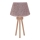 Duolla - Stona lampa BOUCLE 1xE27/15W/230V pr. 28 cm braon/drvo
