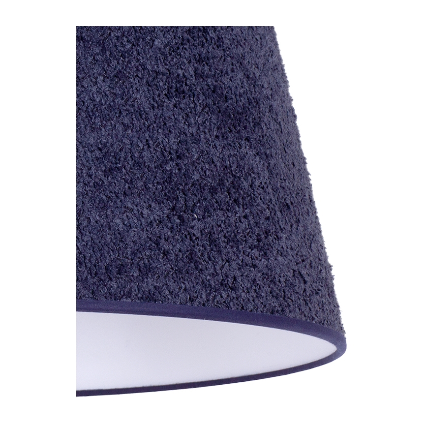 Duolla - Stona lampa BOUCLE 1xE27/15W/230V pr. 28 cm plava/drvo
