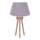 Duolla - Stona lampa BOUCLE 1xE27/15W/230V pr. 28 cm sivo/drvo