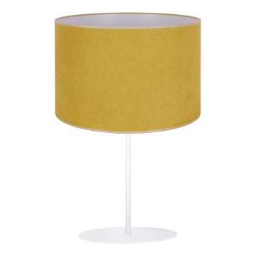 Duolla - Stona lampa BRISTOL 1xE14/15W/230V pr. 17,5 cm žuta/bela