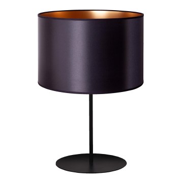 Duolla - Stona lampa CANNES 1xE14/15W/230V pr. 20 cm crno/bakrena
