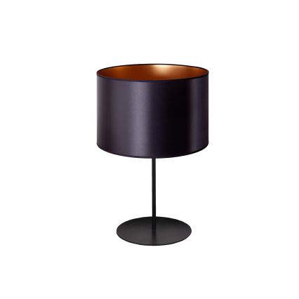 Duolla - Stona lampa CANNES 1xE14/15W/230V pr. 20 cm crno/bakrena