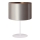 Duolla - Stona lampa CANNES 1xE14/15W/230V pr. 20 cm srebrno/bakrena/bela