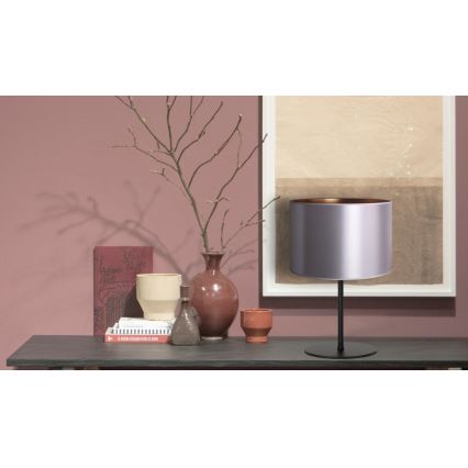 Duolla - Stona lampa CANNES 1xE14/15W/230V pr. 20 cm srebrno/bakrena/crno