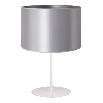 Duolla - Stona lampa CANNES 1xE14/15W/230V pr. 20 cm srebrno/bela