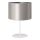 Duolla - Stona lampa CANNES 1xE14/15W/230V pr. 20 cm srebrno/bela
