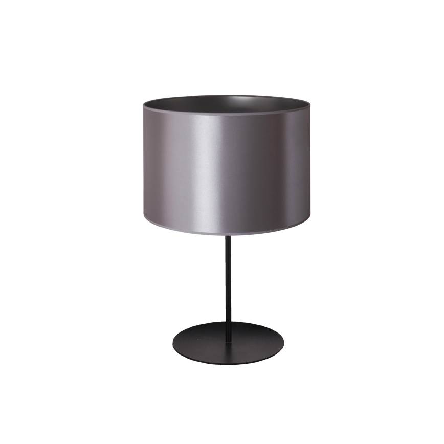 Duolla - Stona lampa CANNES 1xE14/15W/230V pr. 20 cm srebrno/crno