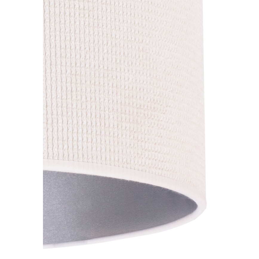 Duolla - Stona lampa LYON 1xE27/15W/230V pr. 30 cm kremasta