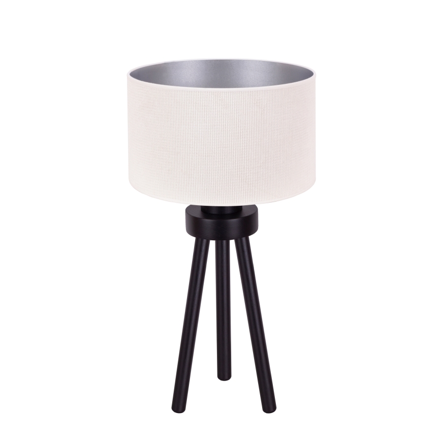 Duolla - Stona lampa LYON 1xE27/15W/230V pr. 30 cm kremasta