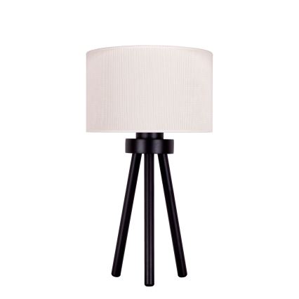 Duolla - Stona lampa LYON 1xE27/15W/230V pr. 30 cm kremasta