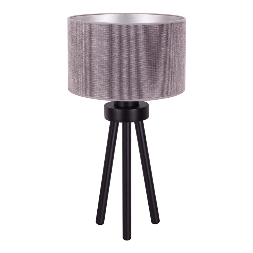 Duolla - Stona lampa LYON 1xE27/15W/230V pr. 30 cm sivo