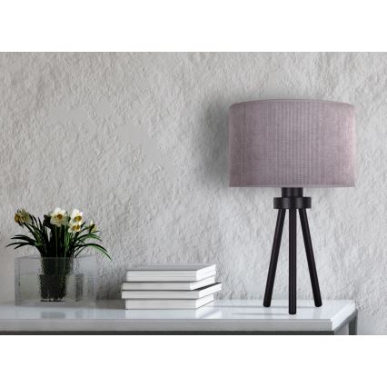 Duolla - Stona lampa LYON 1xE27/15W/230V pr. 30 cm sivo