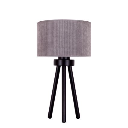 Duolla - Stona lampa LYON 1xE27/15W/230V pr. 30 cm sivo
