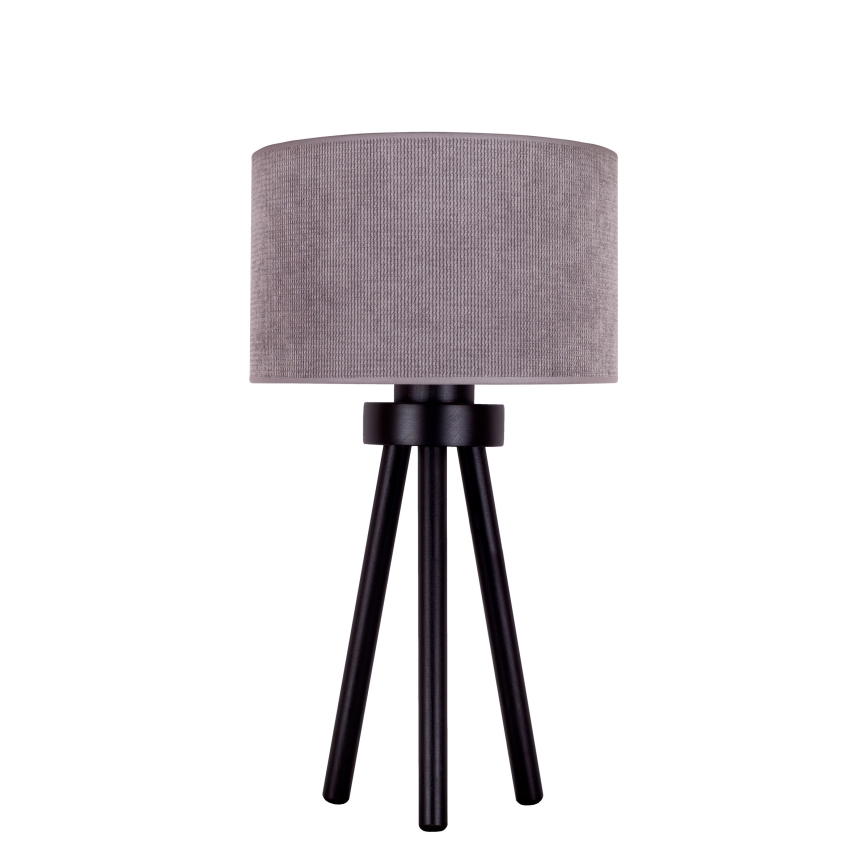 Duolla - Stona lampa LYON 1xE27/15W/230V pr. 30 cm sivo