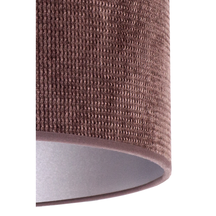 Duolla - Stona lampa LYON 1xE27/15W/230V prečnik 30 cm braon