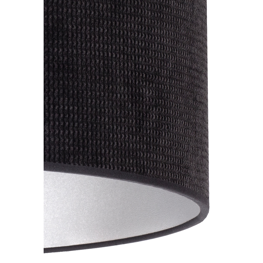 Duolla - Stona lampa LYON 1xE27/15W/230V prečnik 30 cm crna